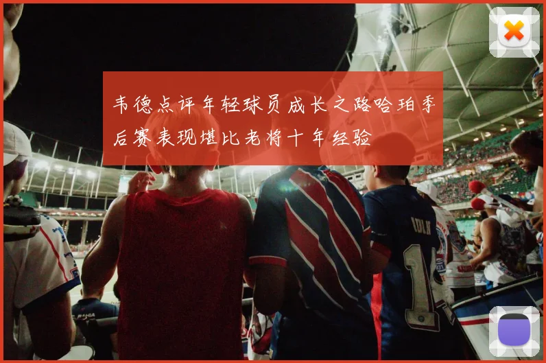 韦德点评年轻球员成长之路哈珀季后赛表现堪比老将十年经验